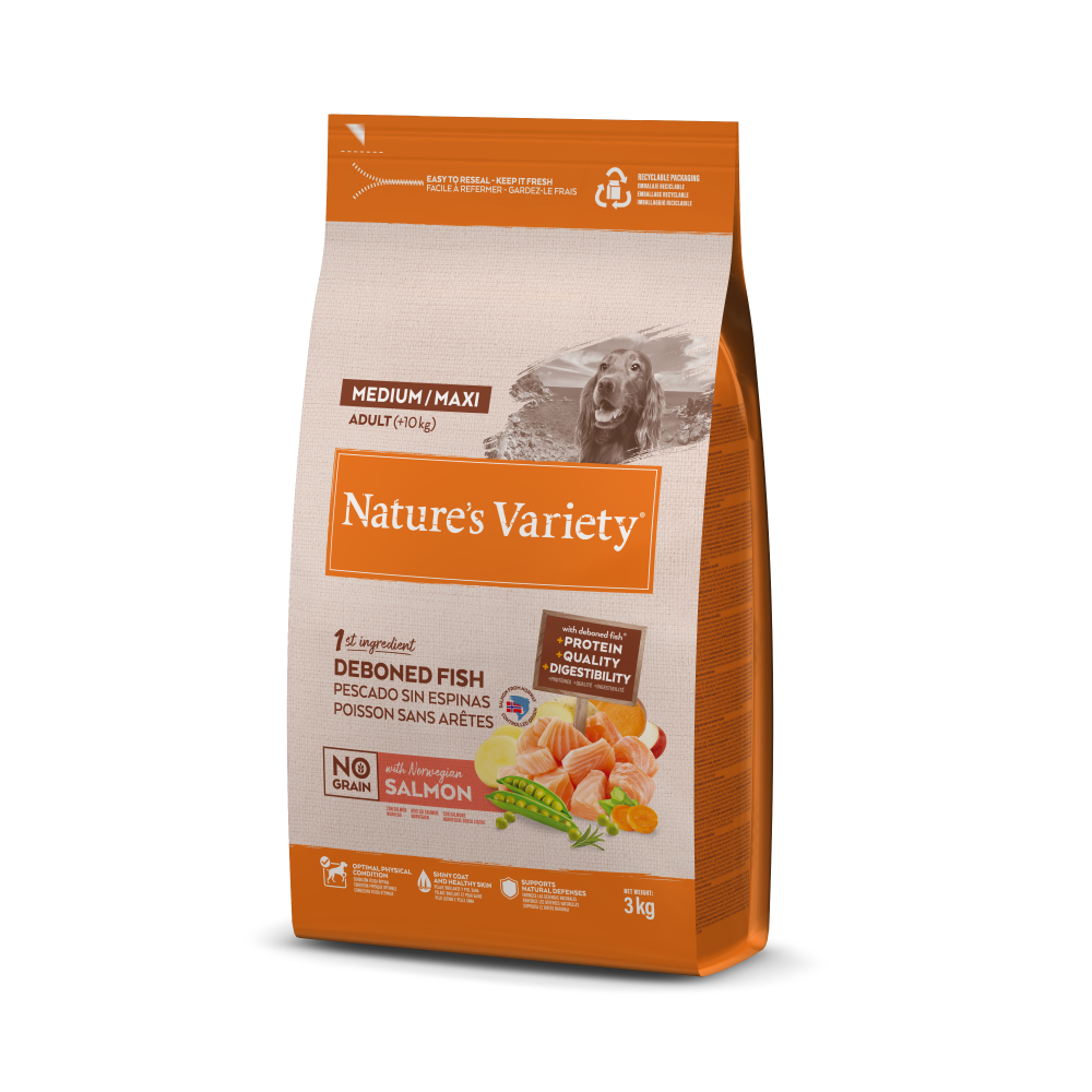 Adulto Med/Maxi No Grain Salmon 3 kg