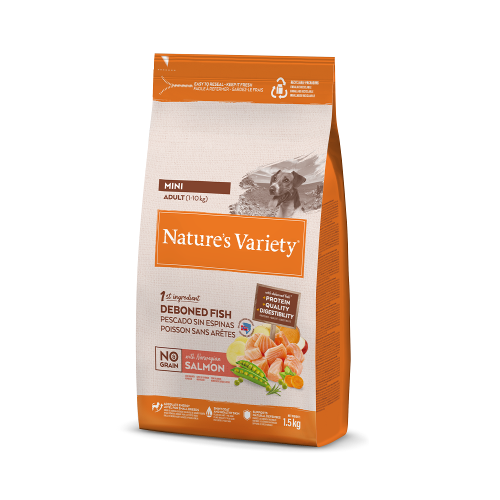 Adulto Mini No Grain Salmon 1,5 kg
