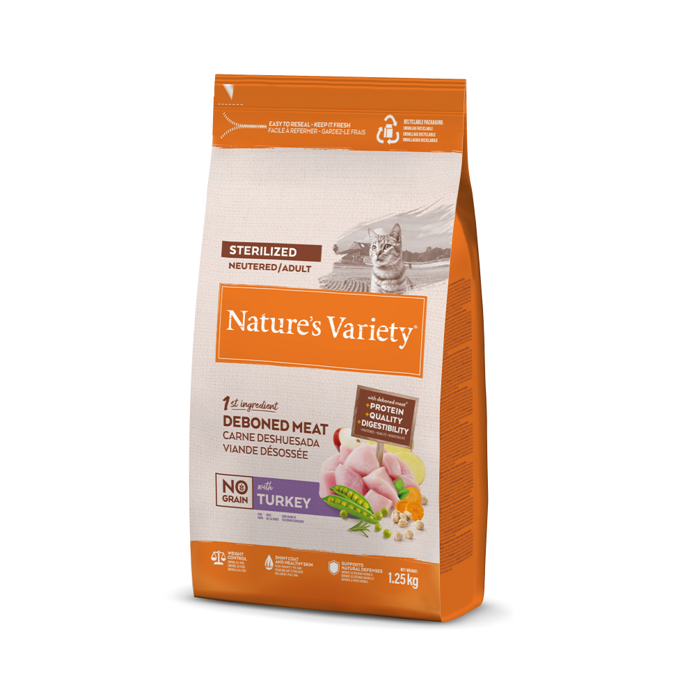 Adulto Esterilizado No Grain Turkey 1,25 kg